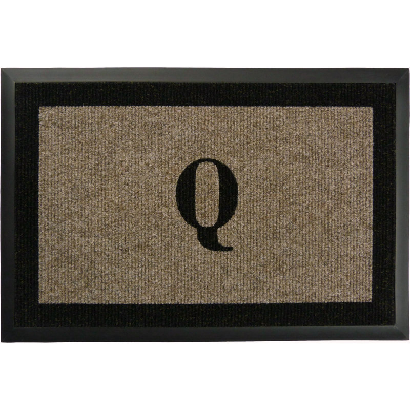 Tapis d'extérieur antidérapant Asai, Taupe, Q, l 36 po x L 60 po