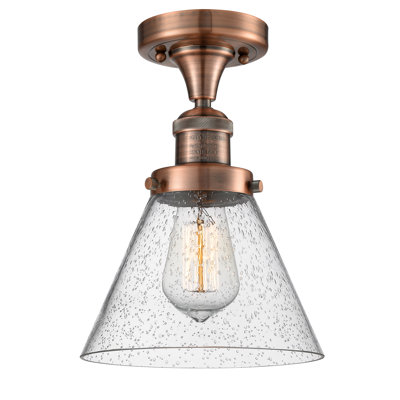 Plafonnier semi-encastré 1 lumière Cone