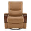 Fauteuil inclinable électrique pivotant en cuir véritable