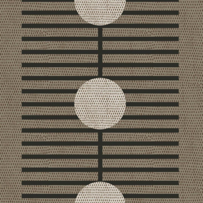 Nomalanga 10' L x 25" W Wallpaper Roll, Mocha, Self-adhesive