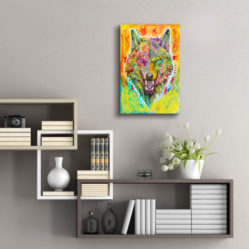  «Vengeance» par Dean Russo, art mural en verre acrylique, 16 po x 24 po, H 24 po x l 16 po