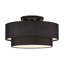 Grand luminaire semi-encastré 3 lumières Bainbridge