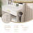 Vanity Table With Mirror & Adjustable LED Lights, Power Outlet, Hairdryer Holder & Stool – Compact Dressing Desk For Small Bedrooms-1896942977