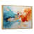 Toile avec cadre flottant or