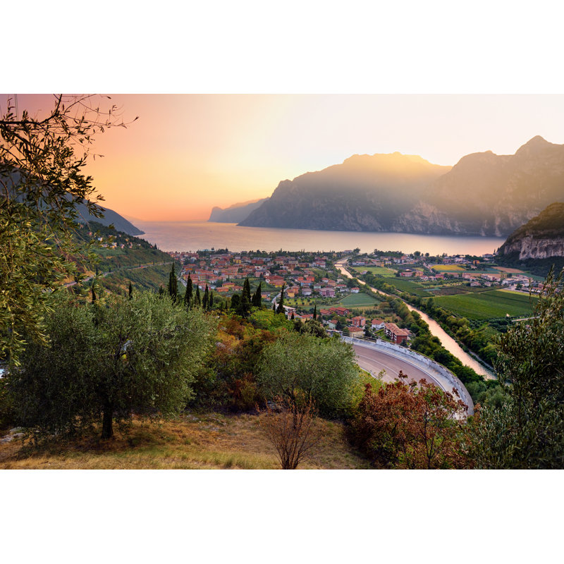Garda Lake by MNStudio - Wrapped Canvas Print, 30cm H x 46cm W