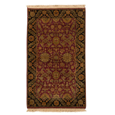 Cotton and Wool Oriental Area Rug