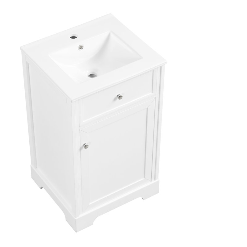 Meuble-lavabo chic avec rangement abondant et design élégant pour une fonctionnalité optimale