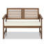 Banc de jardin en bois Estherville Meranti