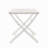 Cami Outdoor Foldable Dining Table, Rectangular 44 Inch, White Wood-1604893290