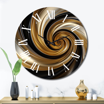 Horloge murale abstraite