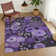 Machine Washable Indoor/Outdoor Efimenko ACN2295 Floral Rug