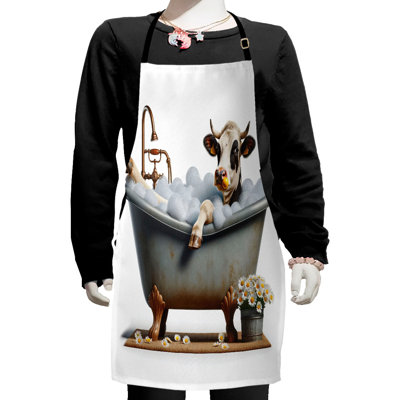 No Pattern Bib Apron