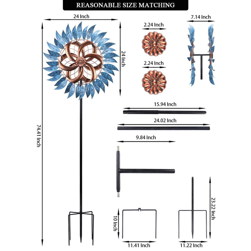 Large Wind Spinner Rotator