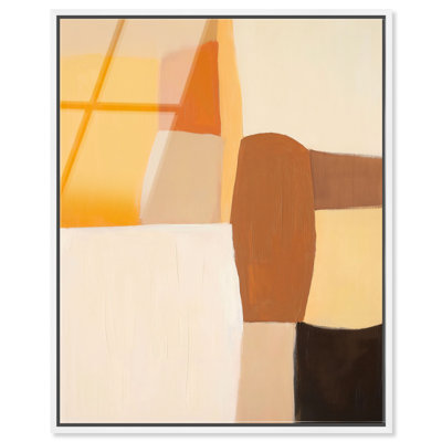 Warm Tones I High-Gloss Frameless Acrylic Glass Wall Art Abstract Print by Oliver Gal, Ready to Hang, 16 x 20