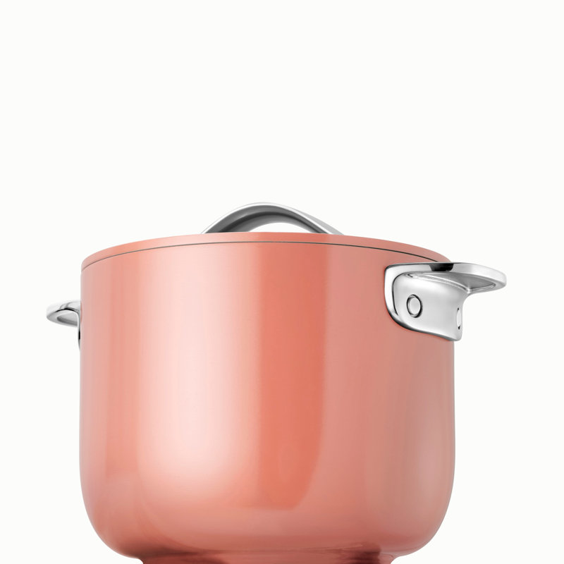 Caraway Nonstick Ceramic Petite Cooker W/ Lid, Perracotta, 2 quarts