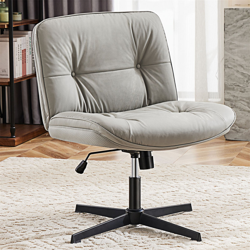 Chaise de bureau pivotante sans accoudoirs, Kaki
