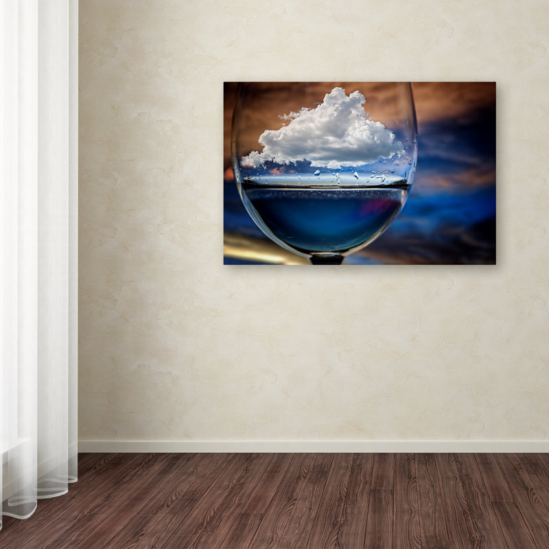 Chechi Peinado Cloud in a Glass Framed Canvas Art