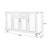 White Aluminium alloy Shoe Storage