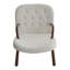 Kepper Upholstered Armchair with Footstool