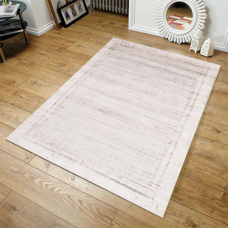 Tapis en soie et acrylique Skadi I, Rectangle 8 pi x 10 pi