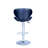 Claudine Swivel Upholstered Adjustable Height Counter Stool-2044207730