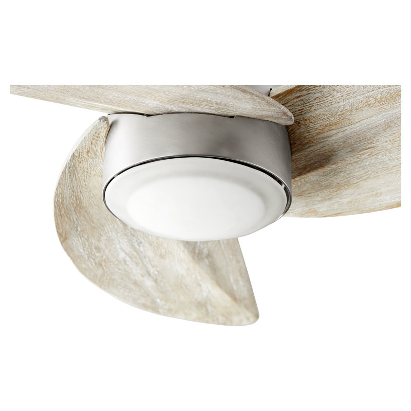 Artondale 52'' Ceiling Fan with LED Lights, Satin Nickel