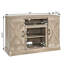 Meuble télé avec console de divertissement antique American Retro Farmhouse Classic