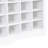 24 Shoe Holder Cabinet - Sleek And Functional For Living Area Modern White With , Areas, Made Of Particle Board