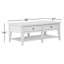 Table basse Laron avec deux tiroirs traversants Laron-1153840823