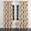 Rideaux obscurcissant Modern Room - Rideau à œillets orange chaud Shibui - 1 panneau-1956657845-1956657844