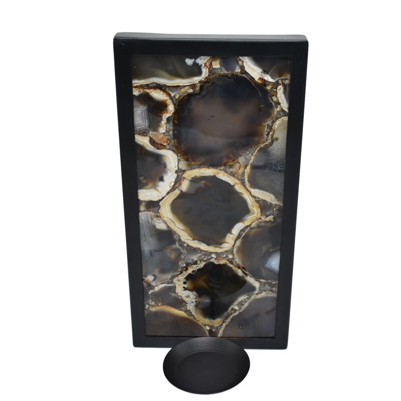 12'' H Wall Wall Sconce, Grey Black