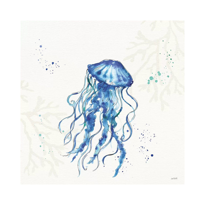 Deep Sea V No Words by Anne Tavoletti - Wrapped Canvas Print, 30.48cm H x 30.48cm W