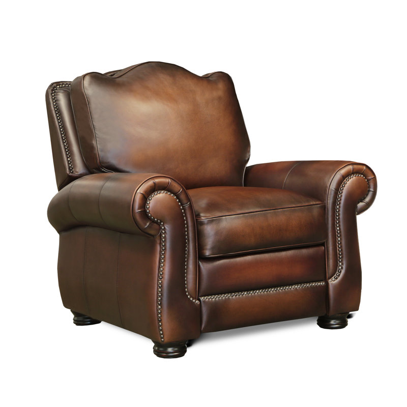 Buckingham Leather Recliner, Polo (Maestro Artisano), Yes, Espresso