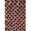 Geometric Area Rug in Red/Blue