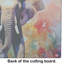 Elephant Glass Cutting Board Large