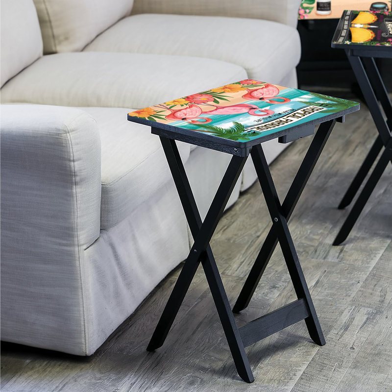 Beach Vacation TV Tray Set of 4