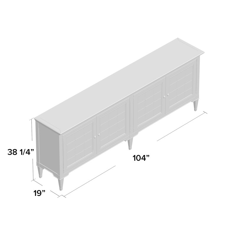 Arabella Four-Door Credenza