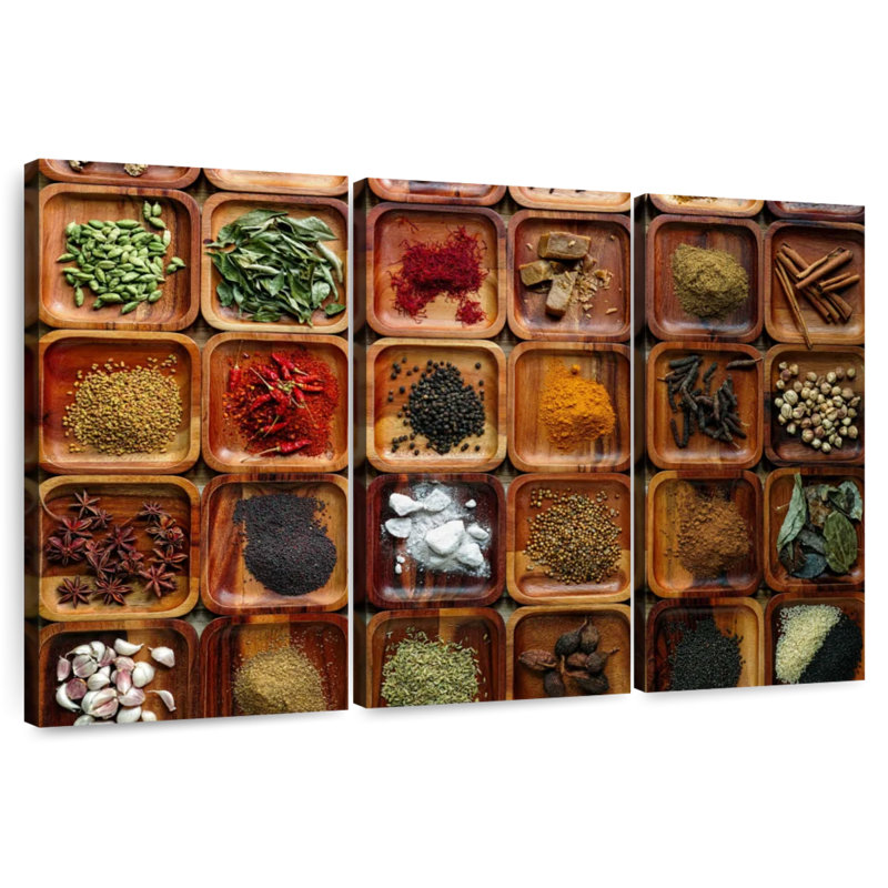 Yarlin Herbs And Spices Selection, 42" H x 65" W