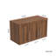 Armoire de rangement murale empilable, P 15,75 po x l 35,43 po x H 19,69 po