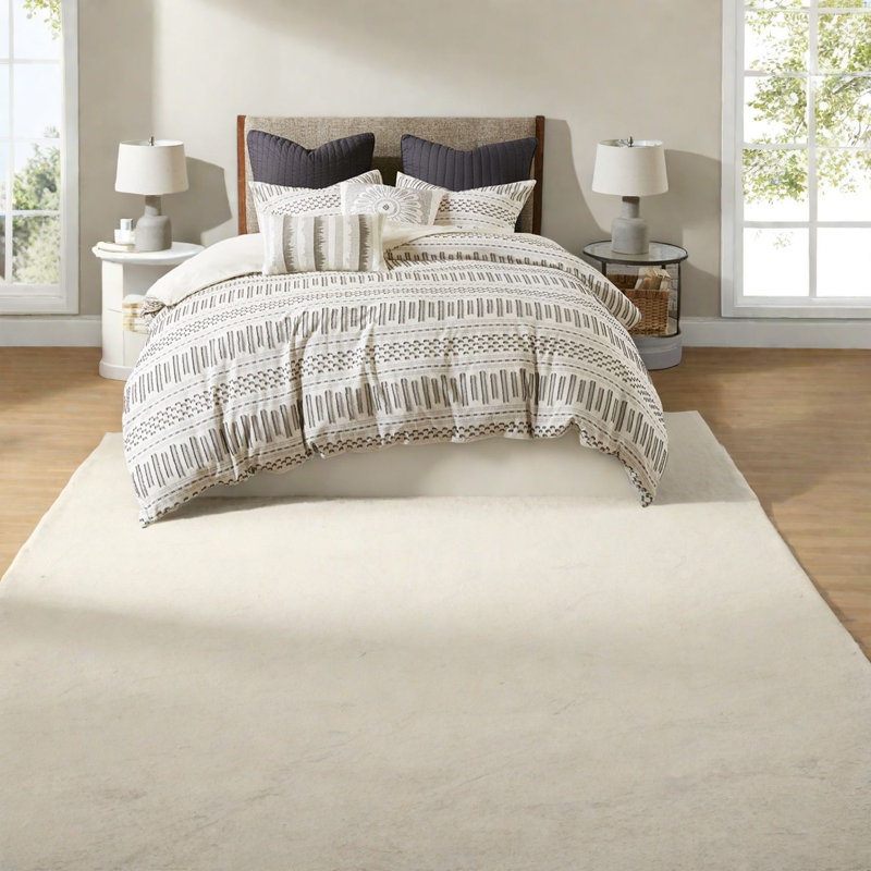 Ensembles de literie très grand en jacquard de coton de style campagnard, décoration de chambre confortable
