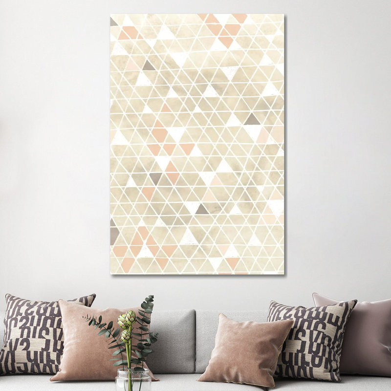 Pattern Intersect II by June Erica Vess - Wrapped Canvas Painting, 152.5 cm H x 101.5 cm W