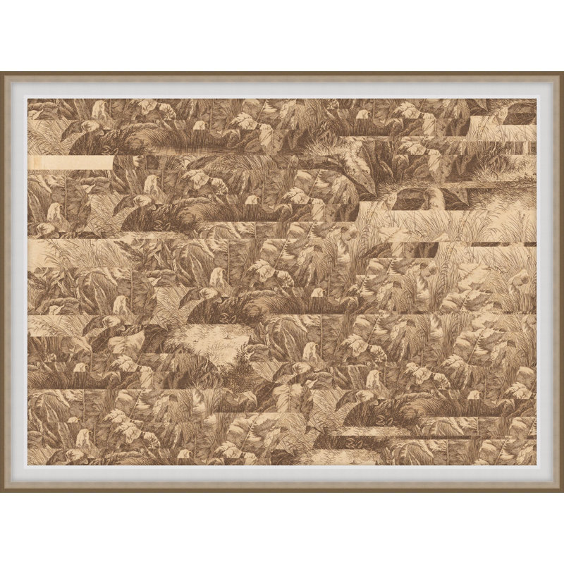 Botanic Revival Bronze 1 Print by Art House Studios, 31" H x 42" W x 2" D