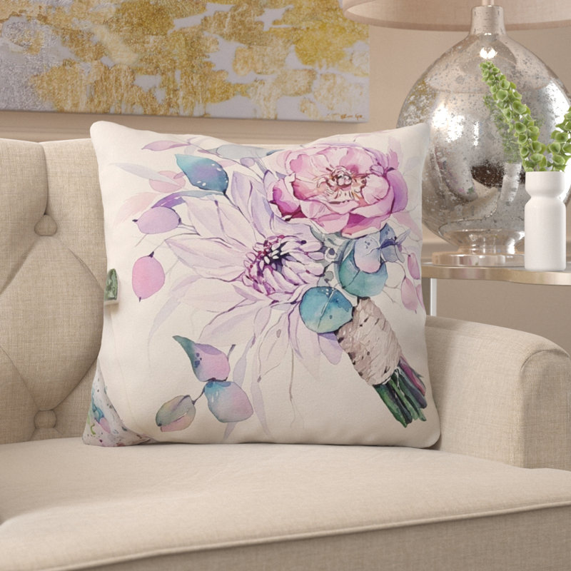 Coussin décoratif art Wendell, Microsuède, Intérieur