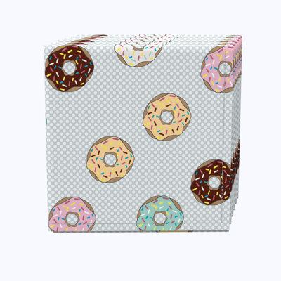 100% Cotton Abstract Square Napkin