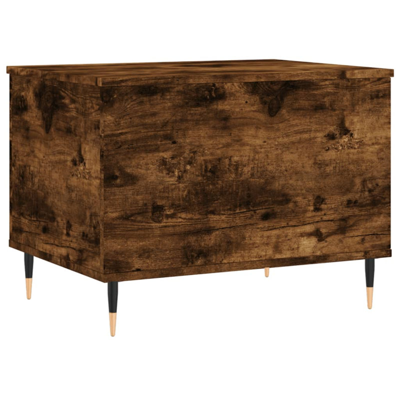 Dumond Coffee Table 90x44.5x45 cm Engineered Wood, 45 cm H x 60cm L x 44.5cm W, Smoked Oak
