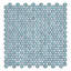 Honoro-Bulbi 3/4" Penny Round Smooth Glass Mosaic Wall & Floor Tile-73295248