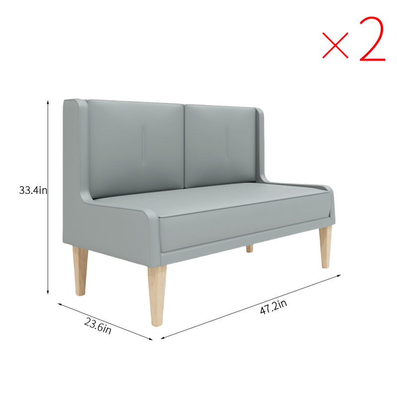 Banc rembourré en similicuir