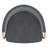 Zora Swivel Upholstered Counter Stool with Metal Frame-1150374572