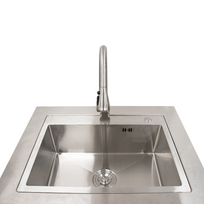 Blue Sky Outdoor Living 26" Stainless Steel Top for Sink - 1 Modular Outdoor Kitchen