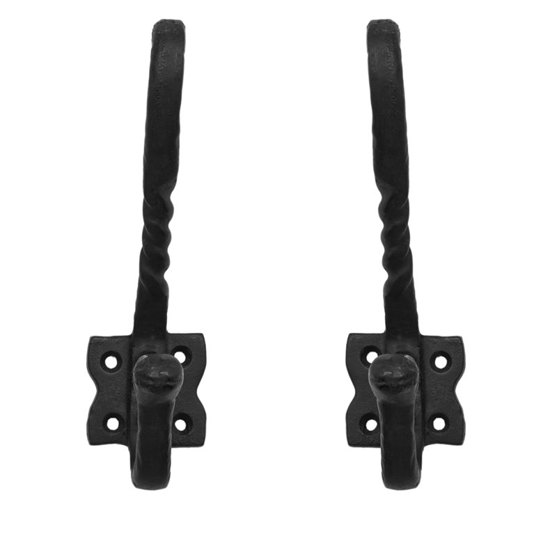 Crochets muraux en fer rustique robustes Caryna